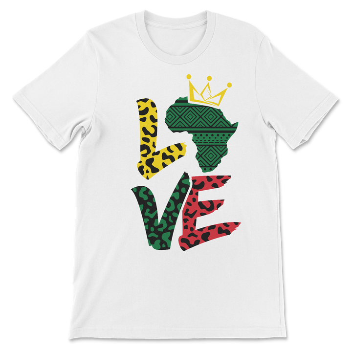 love-africa-black-history-juneteenth-animal-print-royalty-king-tee-shirt-fab five print shop