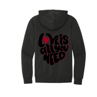 All You Need is Love and Love is All You Need Unisex Hoodie - Black