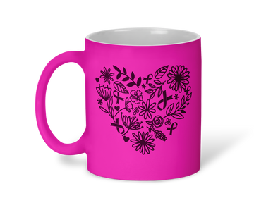 breast-cancer-awareness-month-wildflower-flower-floral-ribbon-neon-pink-coffee-tea-mug-11-ounce-fab five print shop