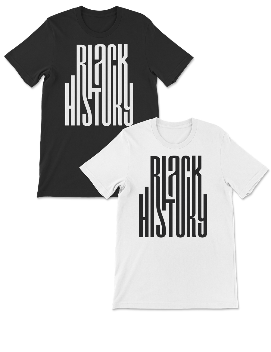 We are Black History Black Heritage Unisex Tee Shirt - Customization Option - Black or White